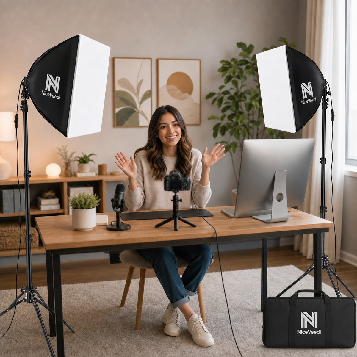 NICEVEEDI creator accessories studio setup